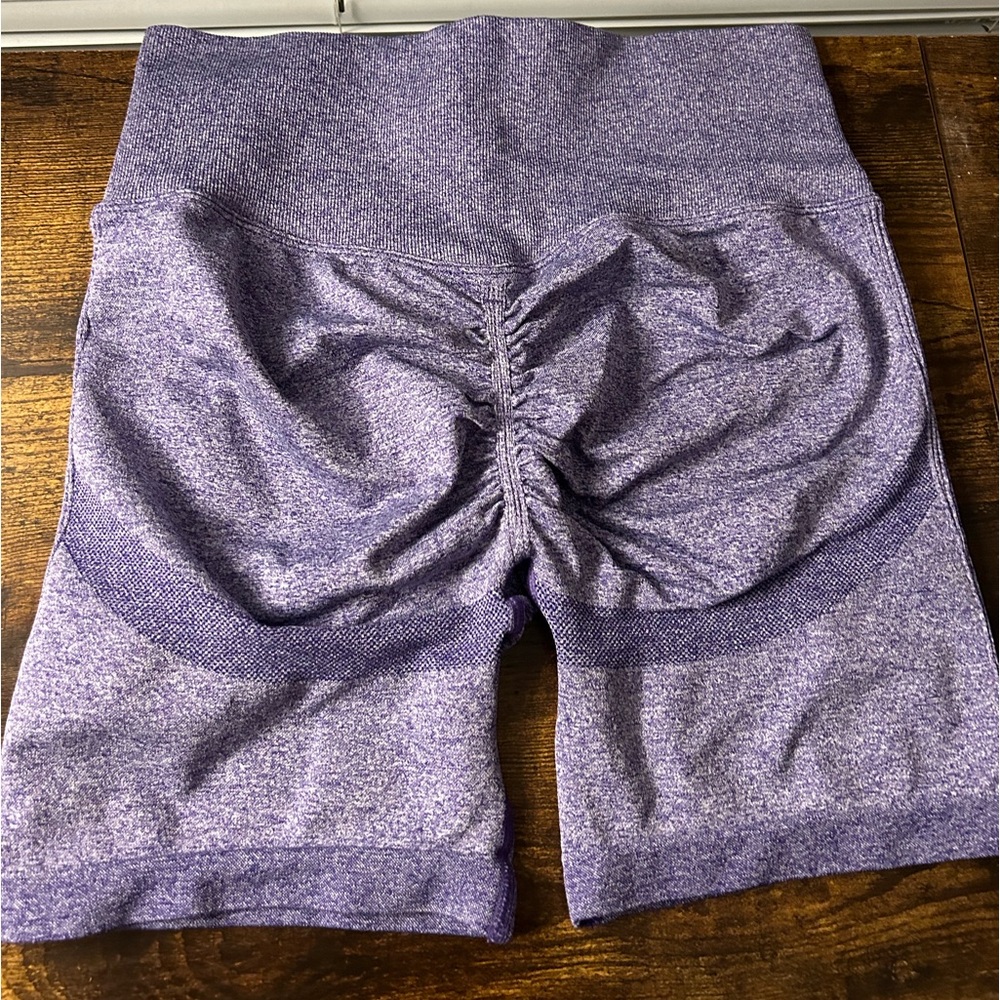 QQQ butt scrunch shorts purple